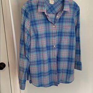Jcrew perfect shirt size large